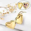 Wholesale PVD Coated Real Gold Plated Square Oval Heart Shape 304 Stainless Steel Vintage Style Classic Style Waterproof Non Tarnish 304 Stainless Steel Pendant Necklace