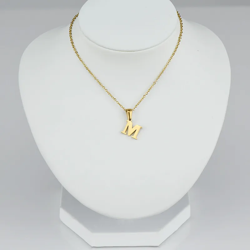 Wholesale Simple Style Letter Stainless Steel Necklace 1 Piece