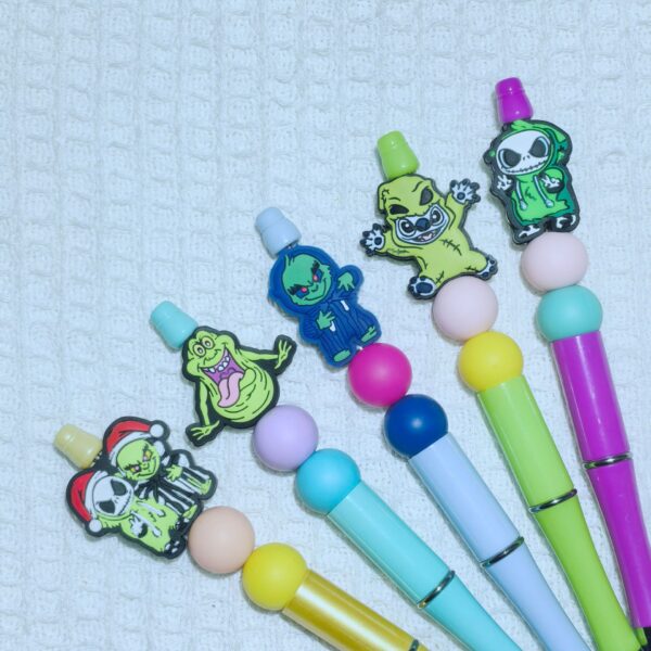 Wholesale Cross-Border Hot-Selling New Products: Halloween Series Silicone Cartoon Beads Beading Factory Wholesale Ready Stock