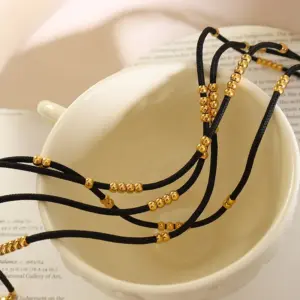 Wholesale PVD Coated 18K Gold Plated 18K Gold 304 Stainless Steel 304 Stainless Steel Necklace