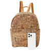 Wholesale Retro Large-Capacity Lightweight Universal Men's and Women's Retro Cork Backpack Travel Backpack