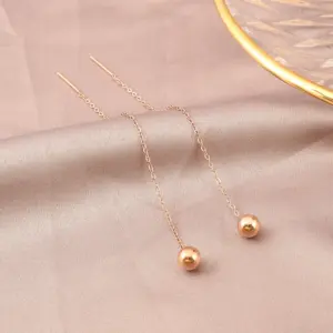 Beanie Hanging Earrings Rose