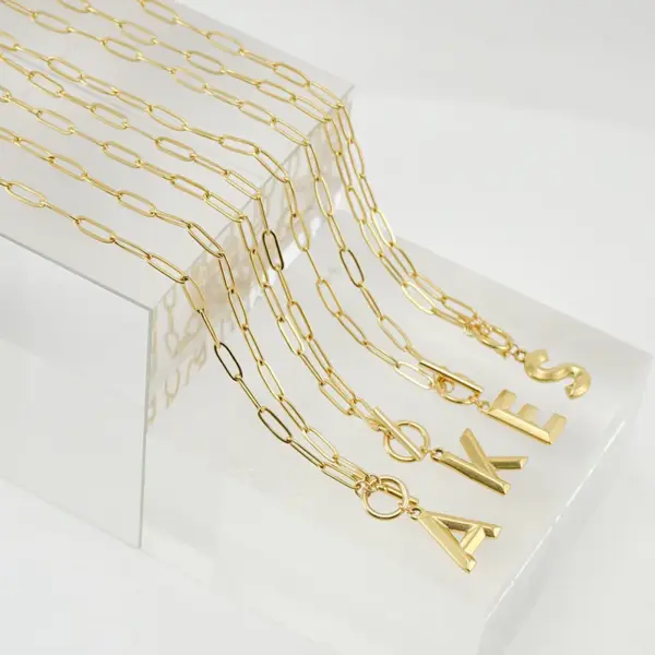Wholesale Fashion Letter Titanium Steel Plating Pendant Necklace 1 Piece