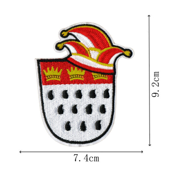 oly-b68b4583a8abcf2977b991915b4da505 Wholesale Red cartoon carnival embroidered patch