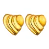 Wholesale Hot-Selling Heart Earrings 18K Gold Plated Stainless Steel Geometric Earrings Jewelry Christmas Gift Accessories For Women