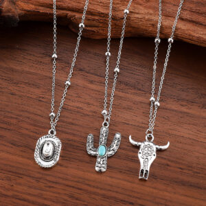 Cactus bull head hat set