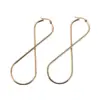 Wholesale Simple Style Geometric Plating Stainless Steel No Inlaid 18K Gold Plated Earrings