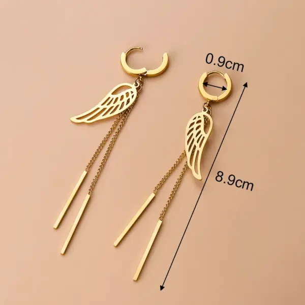 Wholesale 1 Pair Fashion Eye Plating 304 Stainless Steel Stainless Steel Earrings