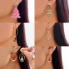 oly-b6d5aacb9c10cec6ccedf59ada5d1039 Wholesale Sweet-style rhinestone Christmas tree earrings