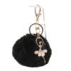 oly-b704df55b23a2c7c91211e1b9ee4f0ff Wholesale Cute rhinestone angel ballet girl fur ball keychain pendant imitation rex rabbit fur ball bag ornaments
