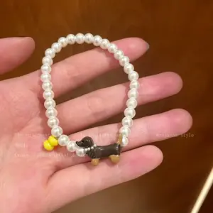 S801 Puppy-Pearl Puppy Bracelet