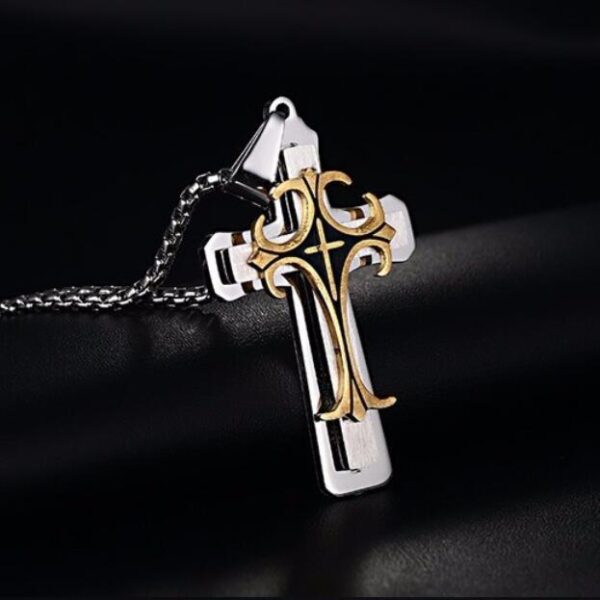 oly-b713805f006d718b660c4fd9f0cd5b2f Wholesale e-commerce sply retro men's pendant necklace pure steel chain jewelry