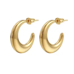 Crescent C- Shaped / Gold