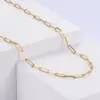 Wholesale PVD Coated 18K Gold Plated Geometric 304 Stainless Steel Simple Style Waterproof Non Tarnish 304 Stainless Steel Necklace