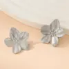 1 Pair Vintage Style Lady Artistic Flower 304 Stainless Steel 18K Gold Plated Ear Studs