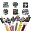 oly-b72afc25740e4c877427bc1e65ae7db4 Wholesale Christmas Cute Silicone Pendant Beads DIY Beaded Pen Jewelry Beads