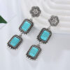Wholesale Cross-border original design European and American retro fashion new multi-layer temperament earrings exaggerated bohemian dinner earrings