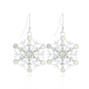 7.silver snowflake earrings 1