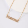 Wholesale Amazon New Mother's Day mama Letter Necklace Female Niche Design Sense ins Style Simple Female Clavicle Chain