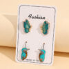 oly-b744f3b26b02283b0eec1c73d073e6d5 Wholesale trade new fashion oil butterfly earring set