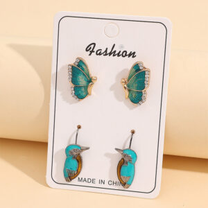 oly-b744f3b26b02283b0eec1c73d073e6d5 Wholesale trade new fashion oil butterfly earring set