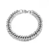 Wholesale Men's Bracelets Waves Lobster Stainless Steel Men's Chain Bracelets