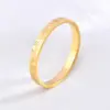 Wholesale PVD Coated Real Gold Plated 18K Gold Sun Solid Color Stainless Steel Simple Style Waterproof Non Tarnish Rings