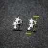 Ion Plating (IP) 18K Gold Real Gold Plated Star 304 Stainless Steel Cute Sweet Waterproof Non Tarnish Small Stud Earrings Ear Studs