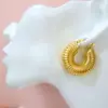 Wholesale 1 Pair Fashion U Shape Stainless Steel Plating Earrings