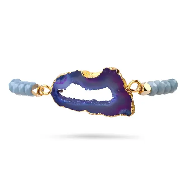 Wholesale Fashion Geometric Agate Bracelets