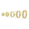 1 Piece Simple Style Round Plating Inlay Brass Zircon 18k Gold Plated Silver Plated Huggie Earrings