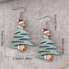 oly-b780491e8f4ef66cf33018cb2c3467dc Wholesale Christmas dog Christmas tree pendant earrings