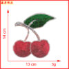 oly-b7821e7be8fe7addd543e251da784318 Wholesale in stock personality exquisite cherry cherries beads sequins embroidered patch cloth stickers clothes decorations aessories manufacturers direct sply