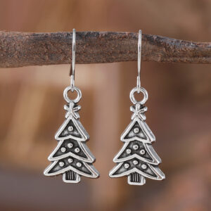 Pair of Christmas Tree Earrings