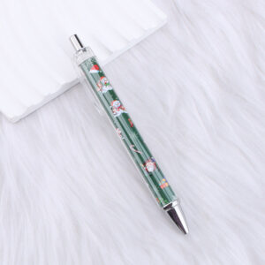 Bullet-shaped 0.7mm black / 7-Green Christmas