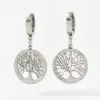 PVD Coated Real Gold Plated Tree 304 Stainless Steel Style Waterproof Non Tarnish Drop Earrings
