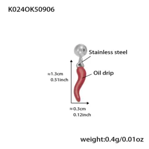 K024-Steel Color Little Pepper Pendant