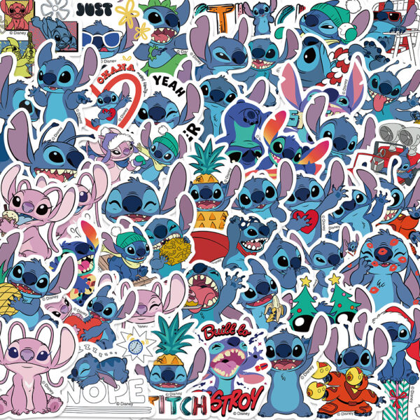 Wholesale 50 Cartoon Doodle Waterproof Stickers