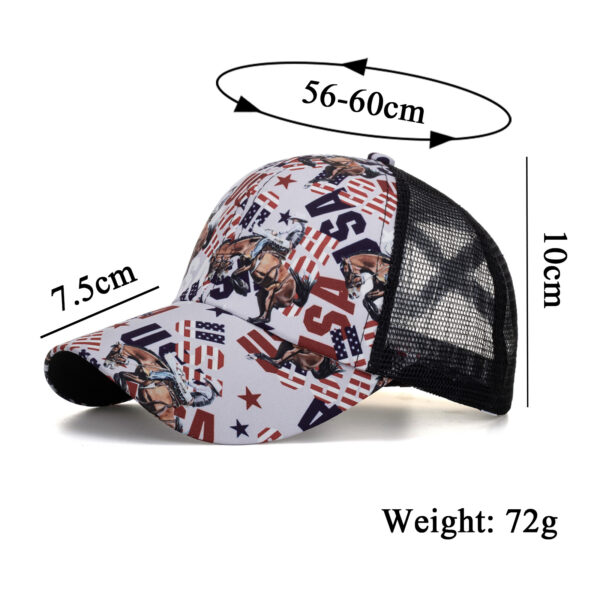 oly-b7a6ff97d449539d5f22037e9146b5e0 Wholesale Cross-border AliExpress Amazon ebay New USA bar cross net cap baseball cap Women's sun hat B987