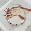 Wholesale Fashionable Colorful Devil's Eye Bracelet Women's Style Dark Style Geometric Pattern Enameled Copper And Resin Necklace