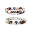 Fashion Round Natural Stone Beaded Bracelets 1 Piece
