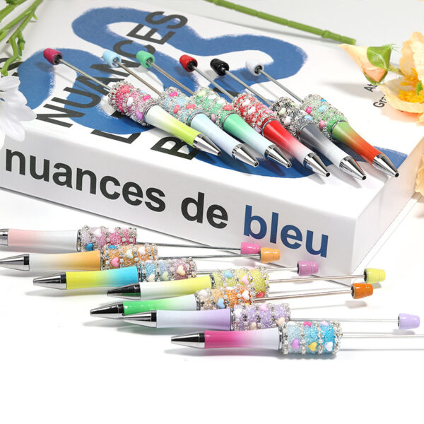 oly-b7c4060d87e7268acd4b006176d886f0 Wholesale beadable pens Flash rhinestone diy beadable pen