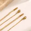 Wholesale Ion Plating (IP) 18K Gold Plated Chain 304 Stainless Steel Simple Style Waterproof Non Tarnish 304 Stainless Steel Necklace