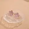 Wholesale 1 Pair/Package Casual Elegant Sweet Flower Enamel 304 Stainless Steel Ear Studs