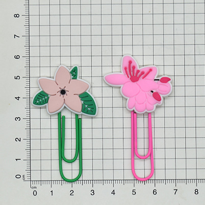 oly-b7d72833299b17e6fb6fd1d15ac0468b Wholesale Random 50pcs Student Paper Clip Pink Peach Blossom Bookmark