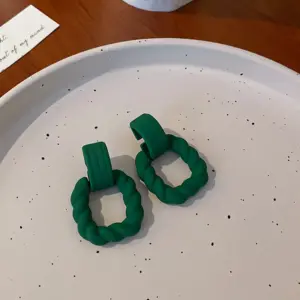 46# Silver Needle-Dark Green Twist Square