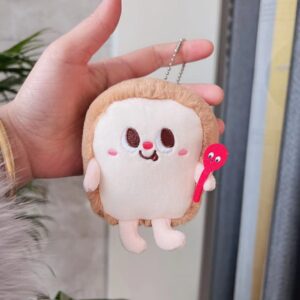 Toast + bead chain / About 10cm