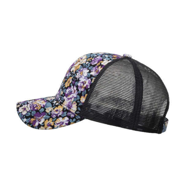 Wholesale Korean Style Flower Net Cap Baseball Cap Spring and Summer Outdoor Sun Hat Casual Trendy Cap Flower Cap B1088
