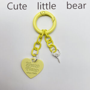 Light yellow / Cute creative keychain (good gloss)