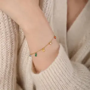 S0226-Colorful-Bracelet- Gold